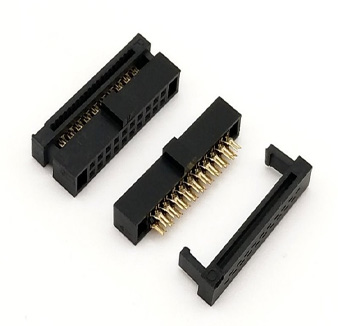 1.27mm x 1.27mm two-piece IDC receptacle connector